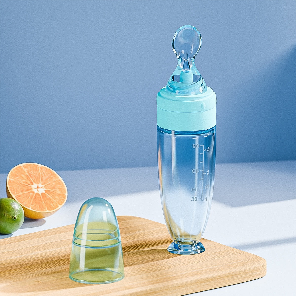 Silicone Squeeze Spoon - The Perfect Feeding Companion for Your Baby